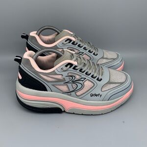 Gravity Defyer GDefy Gray Pink Athletic Walking Shoes‎ Women’s Sz 10